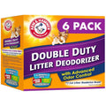 ARM & HAMMER Cat Litter Deodorizer Double Duty, 30 oz, 6 Pack - size: 30 oz (Pack of 6), style: Double Duty