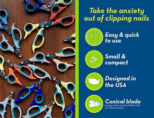 Zen Clipper Cat Nail Clippers - Conical Blade, No Overcut - Easy-to-use Cat Nail Trimmer for Stress Free Home Grooming – Sharp Conical Blade Makes a Clean, Splinter-Free Cut (2mm Hole) - size: X Small - 2mm hole