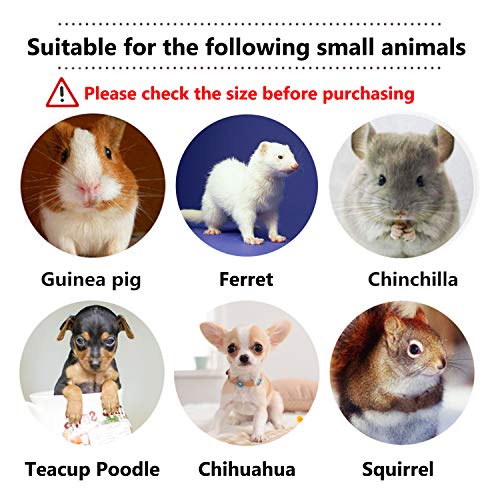 Rypet Ferret Harness and Leash - Soft Mesh Small Pet Harness with Safe Bell, No Pull Comfort Padded Vest for Guinea Pig, Hamster, Rats and Similar Small Animals | Soft Mesh Comfort, Bell for Outdoor Walks, Velcro Easy-On Fit, 4.4 ft Leash, for Baby Ferret