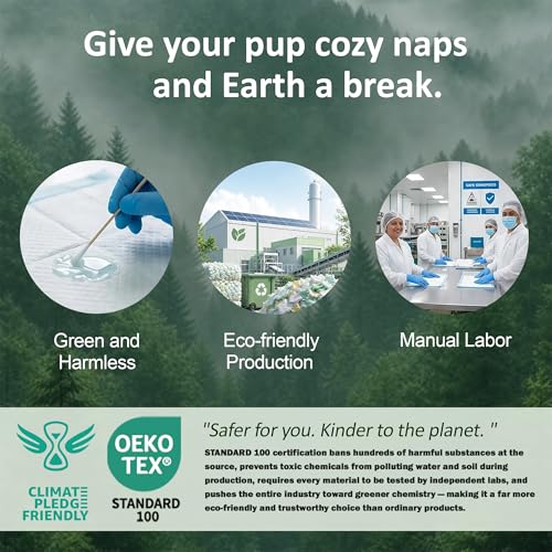 Washable Pee Pads for Dogs 24"x36" 2 Pack Reusable Puppy Potty Pad | Super Absorbent Waterproof NonSlip LeakProof Crate&Playpen Floor Mat for Cats, Rabbits, Guinea Pigs, Whelping & Housebreaking
