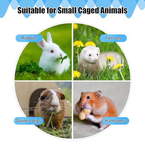Automatic Rabbit Watering System, Gravity Fed Rabbit Waterer Kit | Rabbit Water Dispenser Includes 24 Sets of Rabbit Water Nipples Drinkers and 46 Feet of ID 5/16" Hose - size: 24 pcs