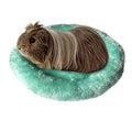 BWOGUE Hamster Bed, Round Velvet Sleep Pad for Guinea Pigs and Rats, 8.7 in | Round Mat for Small Pets, Soft Velvet Comfort, Machine Washable, Cage and Home Use, Hamsters Guinea Pigs - color: Sky Blue