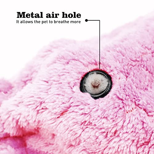 Sugar Glider Bonding Pouch Carrier Bag, Small Animals Sleeping Pouch Bag with Breathable Vent and Drawstring, Portable Travel Bag for Sugar Glider Rat Squirrel Guinea Pig Birds Parrot (Pink) - color: Pink