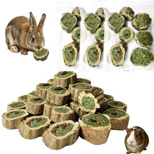 Rabbit Chew Toys for Teeth Guinea Pig Treats Papaya Wood for Bunny (10.5oz) | bunny supplies,rabbit enrichment toys,rabbit stuff,rabbit toys for bunnies boredom,for bunny guinea pig chinchilla Hamster - size: 10.5oz (A)