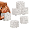 Meric CoCoo Grinding Stone for Small Pets, 1.6"x1.6"x1.6" Lava Rocks, Trims Pet Teeth, Smooths Claws, Adds Calcium to Diet, Chew Toys for Rabbits, Chinchillas, Hamsters & Guinea Pigs, 6pcs per Pack