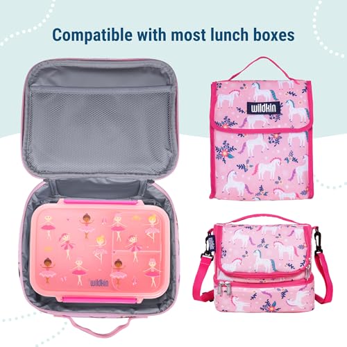Wildkin Reusable Food Container for Kids – Airtight, Leak Resistant, Dishwasher Safe - Ballerina - color: Ballerina