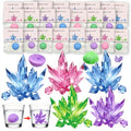 24Pcs Science Kit Crystal Growing Toys Party Favor Supply Gifts for Kids Classroom Goodiebags Gifts - color: 24pcs Usually