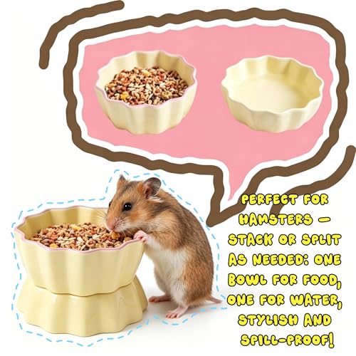 Hamster Wooden Platform Tunnel Ladder Hideout Playhouse Hamster Game Climbing Toy with Cage Accessories for Small Pets Dwarf Syrian Mice Degus Gerbils Squirrel (Lullaby)