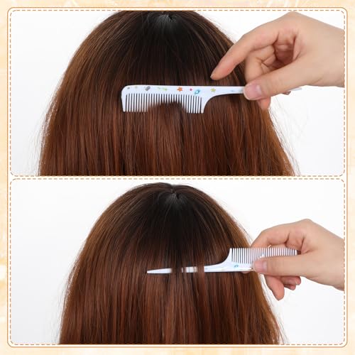 6Pcs Kids Hair Comb Set, Baby Hair Brush for Girls Boys | Cute Hairs Comb Toddler Hairs Comb Mini Comb Rat Tail Hairs Styling for Toddler Child's Hair Travel