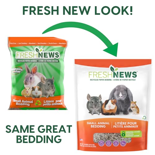 Fresh News Recycled Paper Bedding, Small Animal Bedding, 10 Liters - size: 10 Liters