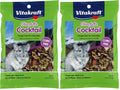 Vitakraft Cocktail Mixed Fruit Chinchilla Treat,4.5 oz,(Pack of 2) - size: 4.5 Ounce (Pack of 2)