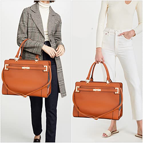 Fashion Pet Carrier Dog Cat Carrier Purse Soft-Sided Leather Handbag Pet Tote Bag for Small Dogs Puppy and Cats TSA Airline Approved (Brown) - color: Brown
