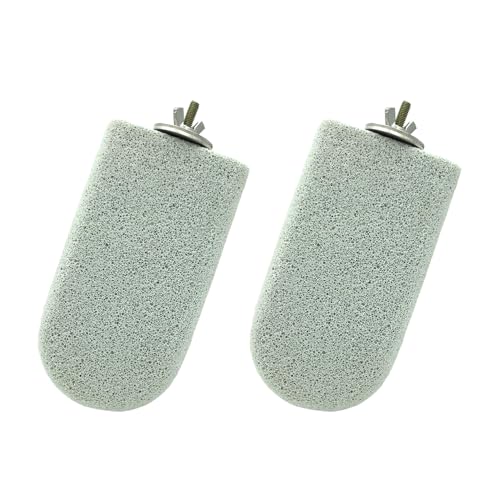 Shelltech Pumice Ledge Lava Ledge for Birds Chinchillas, Climbing Ledge Teeth Grinding Beak Grinding Block Perch Stand for Hamsters Chinchillas Parrots (L-2 Pack) - size: L-2 Pack