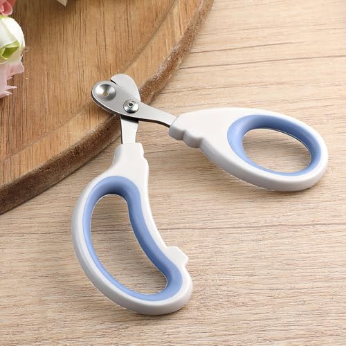 Stainless Steel Bearded Dragon Nail Clippers, Small Animal Nail Clippers, Cat Nail-Clipper, Professional Reptile Grooming Tool with Precise Angled Edge, Claw Trimmer for Birds, Cat, Dog Small Animals