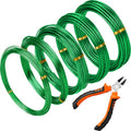 Mudder 5 Roll Aluminum Bonsai Training Wire Tree 1/1.5/2.0/2.5/3mm 118 Feet Total with Bonsai Wire Cutter Anodized Training for Holding Branches Small Trunks(Green) - color: Green, size: 1/1.5/2/2.5/3mm