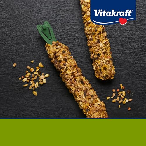 Vitakraft Crunch Sticks Rabbit Treat Wild Berry and Honey Flavor with Natural Grains and Honey Enriched with Essential Nutrients Baked on Wooden Stick to Encourage Chewing and Long Lasting Enjoyment