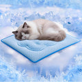 Cat Cooling Mat, Thick Cooling Mat for Dogs with PCM & Thermochromic Tech, Dual-Sided Durable Waterproof Cool Pet Bed Mat for All-Year Use, Q-Max>0.5, Machine Washable, Non-Toxic - S(17" x 23") - size: Small