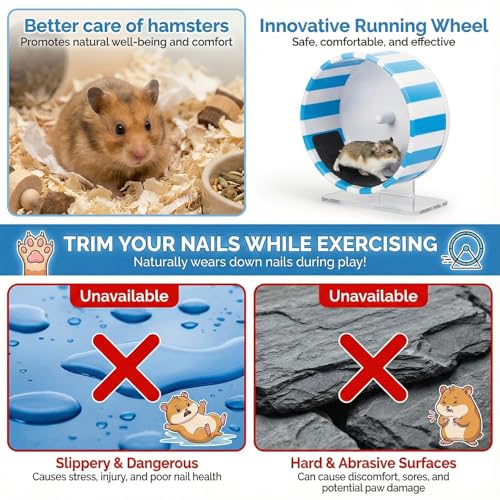 16.4 Ft Sandy Trimmer Strip with Foldable Scissor, Anti-Slip Traction Tape Sandy Track for Small Pet Exercise Wheel, Hedgehog Wheel Hamster Running Wheels for Gliders, Squirrels, Guinea Pigs (Black)