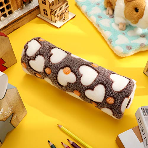 Jetec 4 Pcs Guinea Pig Bed Mat 11" x 10" Bunny Beds for Rabbits Indoor Washable Small Animal Bed Plush Sleeping Pad for Rat Hedgehog Sugar Glider Chinchilla Squirrel Dogs Cats Ferrets Hamster - size: 10 x 11 Inch