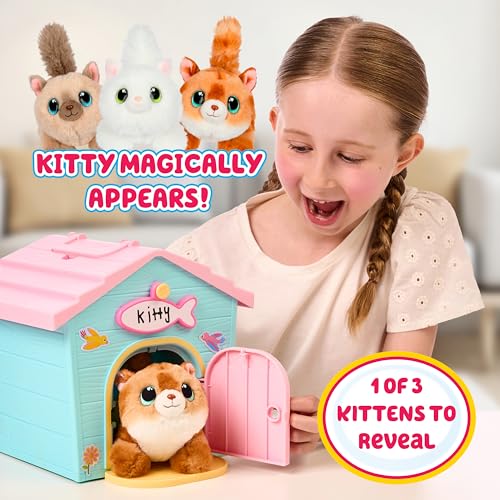Little Live Pets My Kitty's Home Mini Playset, Mystery Kitty Plush Reveal, Build and Decorate Toy Pet Carrier, Repeat Play, Cat House Toys for Kids 5+ - style: Kitty's Home Mini