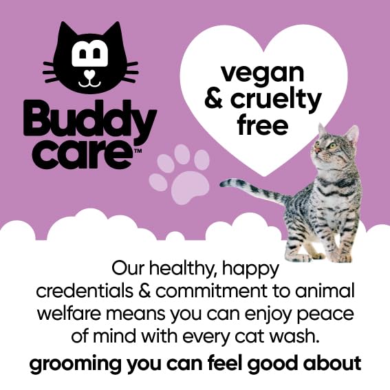 Buddycare Detangling Spray for Cats - Effective Cat Matted Fur Remover and Detangle Spray to Promote a Healthy Coat, Easily Removes Matted Hair for a Smooth and Shiny Coat