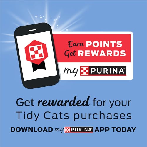 Purina Tidy Cats LightWeight 24/7 Performance Odor control, Multi-Cat, Clumping, 99.9 Percent Dust Free Cat Litter - 6 lb. Jug