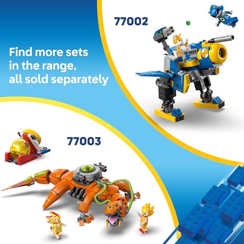 LEGO Sonic the Hedgehog : Sonic’s Campfire Clash, Collectible Gaming Toy for Kids and Video Game Fans, Fun Buildable Playset for Boys and Girls Aged 7 and Up 77001