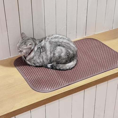 Cooling Mat for Small Dogs & Cats, 16"x26", S | Chew-Resistant & Non-Slip, Cool-to-Touch, Easy Clean, Foldable & Portable for Indoor Outdoor Crate Car Use - size: S 16"x26"