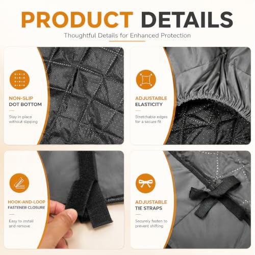 Ferret Cage Liner, Ferret Cage Accessories Suitable for Small Animals Rats, Chinchillas, Hedgehogs & Ferrets Non-Slip, Washable, Waterproof Fits Double-Unit Small Animal Cages