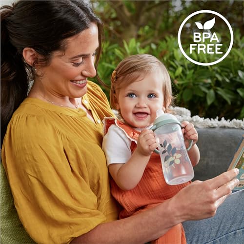 NUK Learner Cup, 10 Oz, Pack of 2, Pooh Bear – Soft Spout, Easy-Grip Handles, BPA Free, Spill Proof Transition Sippy Cup - color: Pooh Bear