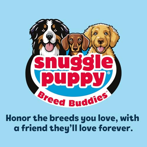 Snuggle Puppy Heartbeat Dog Toy for Puppies, Real-Feel Heartbeat, Calming Sleep Aid and Crate Training Comfort Toy with Heat Pack, Medium Breed Buddies Bernese Mountain Dog - color: Bernese