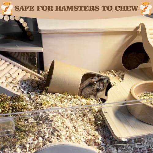 Hamster Tunnels,Hamster Tubes, Composable DIY and Build Hamsters Tunnels, Small Animals Exercise Toys, Tunnel for Mouse Gerbils Mice, Hamsters Gifts