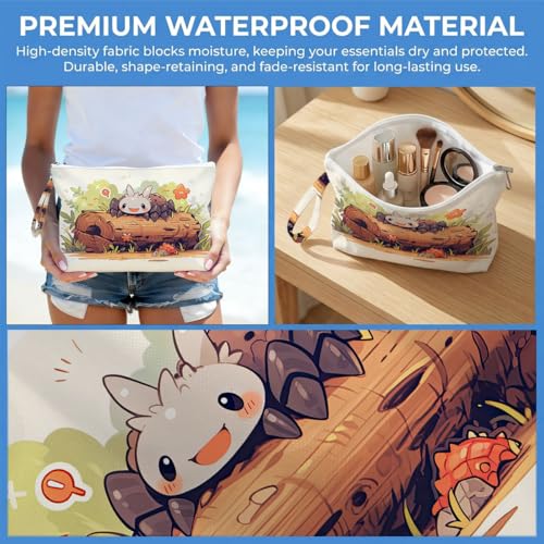 ENGVZ Wet Dry Bag, Waterproof Travel Pouch, Large Zipper Bag For Swimsuits, Diapers, Toiletries, Makeup, Women And Girls Cute Spider - color: Cartoon Spider