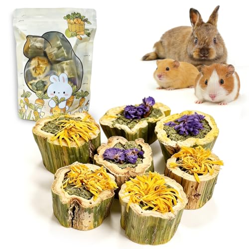 BNOSDM Hamster Chew Treats Chinchilla Natural Petal Snacks Rabbit Papaya Toys for Teeth for Guinea Pigs Syrian Dwarf Hamsters Gerbils Mice, (3.52oz/100g),1PCS - color: Natural Petal - 1 Pack