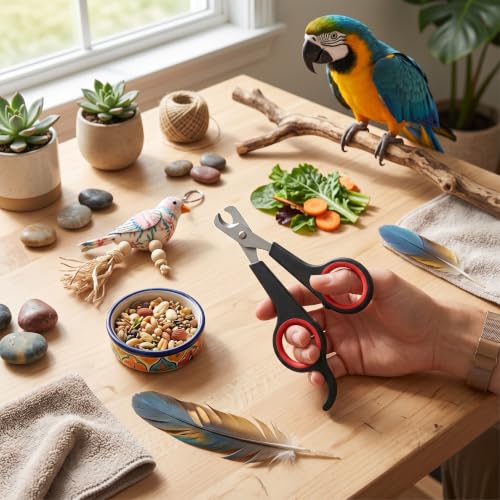 Bird Nail Clipper Grooming Tool Nail Scissors Clipper Pet Bird Parrot Small Animals Accessory for Small Parrot Birds