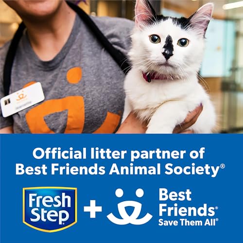 Fresh Step Simply Unscented Multi Cat Clumping Cat Litter, Low Dust, Odor Control with Activated Charcoal Tech, Compatible in Automatic Litter Boxes, 14 lb. (Pack of 3) - size: 14 lb (Pack of 3)