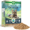 Small Pet Select Premium Pine Pelleted Cat Litter, 100% All Natural Pellet Kitty Litter, Non Clumping Non Tracking Low Dust Litter Meant for Use with Sifting Litter Box, Made in USA, 8 lbs - size: 8 Lb