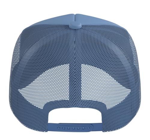 Hamster Bedding Change Day Trucker Hat with Adjustable Mesh Back - color: Light Blue
