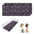 2 Pack Waterproof Guinea Pig Cage Liner, 24" x 60" Washable Reusable Guinea Pig Liner, Super Absorbent Leak-Proof Pet Pee Pad Mats for Guinea Pigs Rabbit Chinchilla Bunny Hamster - size: 24*60 inch 2pack