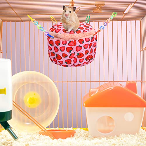 Maitys 2 Pcs Rat Bed Hanging Rat Hammock Guinea Pig Bedding Soft Warm Ferret Bedding Pet Cage Accessories Small Animal Play Sleep Bed for Ferret Sugar Glider Hamster Chinchilla Mice Squirrel