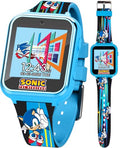 Sonic the Hedgehog Kids Smart Watch - Interactive Touchscreen with Games, Selfie Camera, Step Tracker, Alarm, and Printed Silicone Strap - Fits Wrists 5.5" to 8.0" - color: Sonic Speed