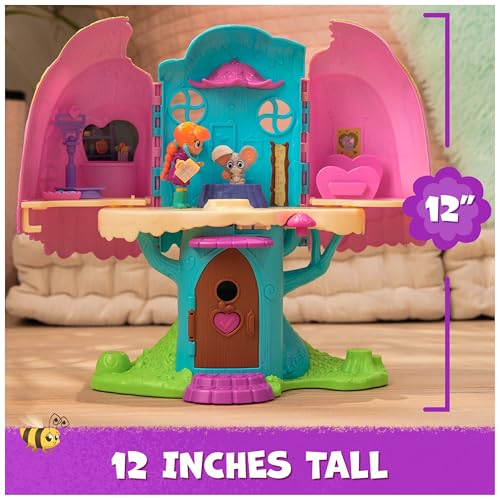 Vida The Vet, Vet Clinic, Treehouse Playset with Action Figures, Dollhouse Furniture & Accessories, Kids Toys for Girls & Boys Ages 3 and up