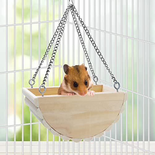 Litewoo Hamster Hideout Chewable Toys Wooden Accessories—— Hammock - color: Hammock