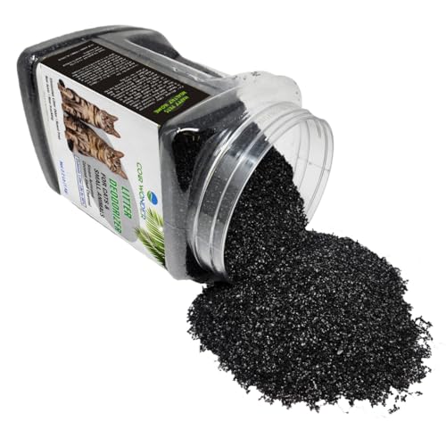 Coir Wonder Cat Litter Deodorizer – 2.2 Lb Activated Charcoal Carbon – Odor Eliminator for Litter Box, Chicken Coop, Small Animal Enclosures – Extends Litter Life – Natural Pet Odor Control Granules