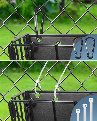 X Large Rabbit Hay Feeder Guinea Pig Hay Feeder Metal Frame Bunny Hay Holder Guinea Pig Hay Holder for Bunny, Guinea Pigs, Chinchillas, Small Animals (1 Pack) - color: 1-Pack Black