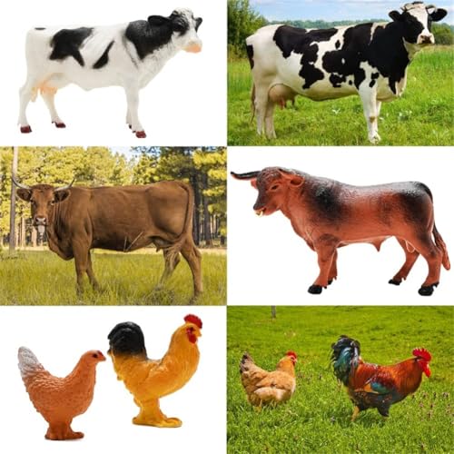 66PCS Mini Farm Animal Barn Toy with Tractor Trailer Fence for Kids Ages 3+ | Realistic Farm Animal Figurines, Educational Birthday Gift for Kids