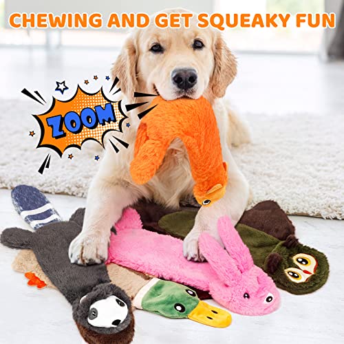 No Stuffing Dog Squeaky Chew Toy Water Bottle for Small Medium Large Breed | Crinkle Squeaker Soft Plush Toy Tough Durable Puppy Chewer Teething Chewing Interactive Keep Them Busy Best Birthday Gifts