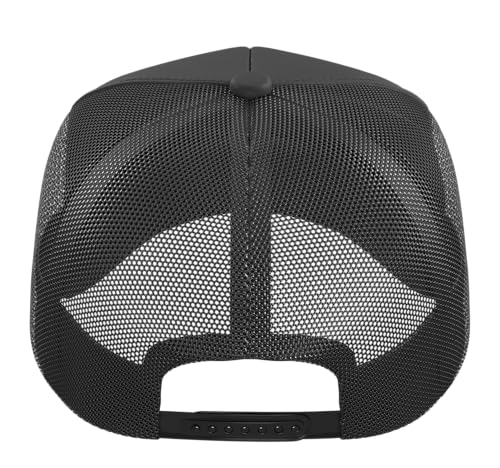 Hamster Bedding Change Day Trucker Hat with Adjustable Mesh Back - color: Black