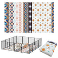BNOSDM 79" X 55" Washable Bunny Cage Liners Large Rug for Rabbits Large Non Slip Pad for Bunnies, Rabbit Playpen Mat for Chinchillas Cats Guinea Pigs Ferrets Dogs - size: 79" X 55"