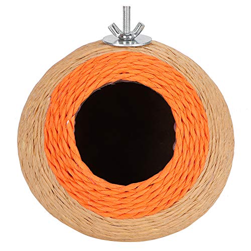 Hand Made Woven Bird Nests,Dove Nesting Box,Morning Dove Nesting Box,Coconut Shell Hatching Nesting Cage Cave for Parrots Hamster